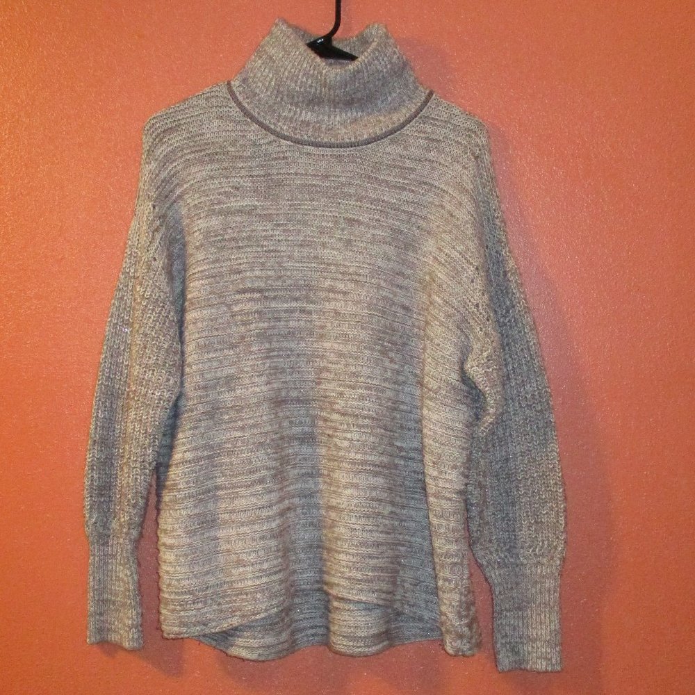 Simply Vera Sweater Vera Wang Woman Large Brown Casual Warm Outdoors Sweater